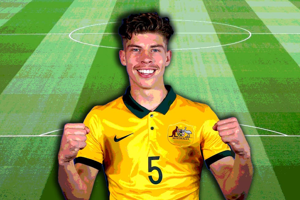 Jordy Bos made his Socceroos debut in March 2023.