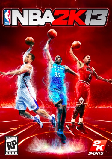 NBA 2K covers - 2k13 Durant, Griffin, Rose