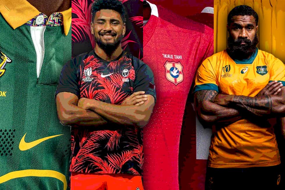 Best Rugby World Cup jerseys Top five 2023 kits