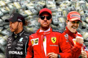 highest paid f1 drivers all time, hamilton, vettel, schumacher